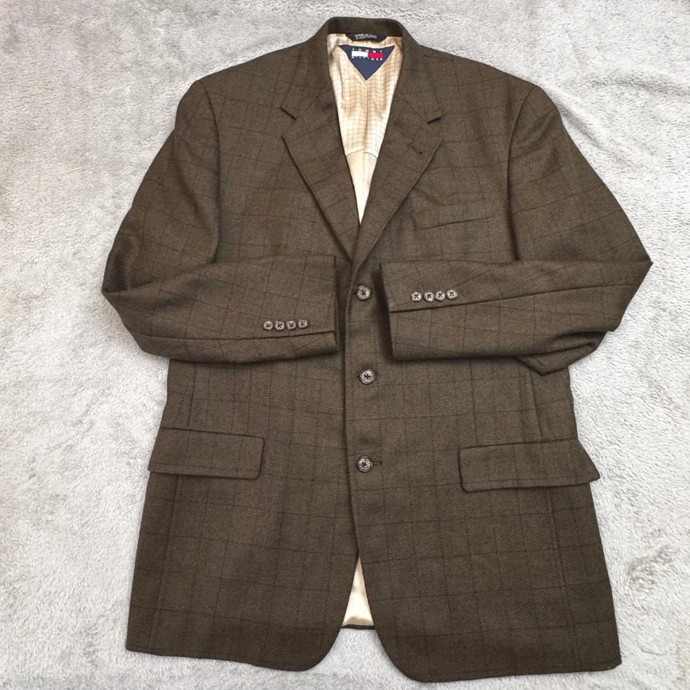 Vintage Tommy Hilfiger Men's Sport Coat / Blazer Size 42R 3 Button